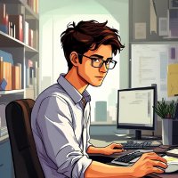 程序员创意头像 程序员专用比较拽的男图片