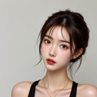 女生锁骨图片头像 真人露肩精致头像