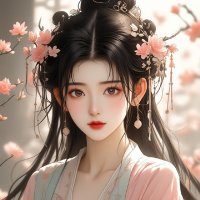 二次元古风仙气少女 唯美十足仙气飘飘美女子