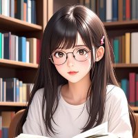 看书头像女仙气自信 读书人专用头像
